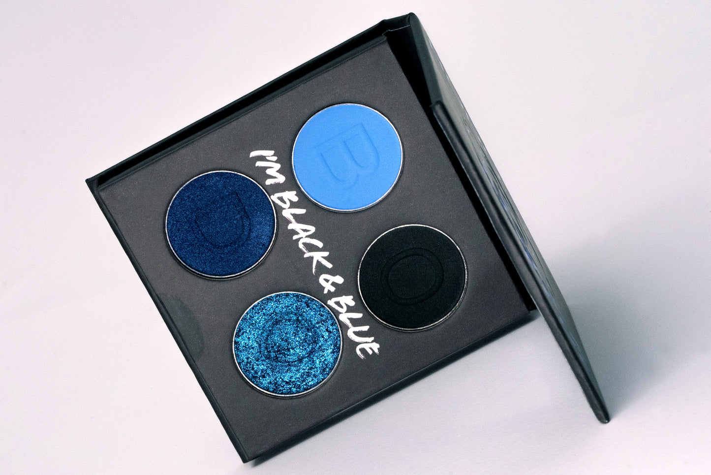 Black & Blue Eyeshadow Palette (4 colors)